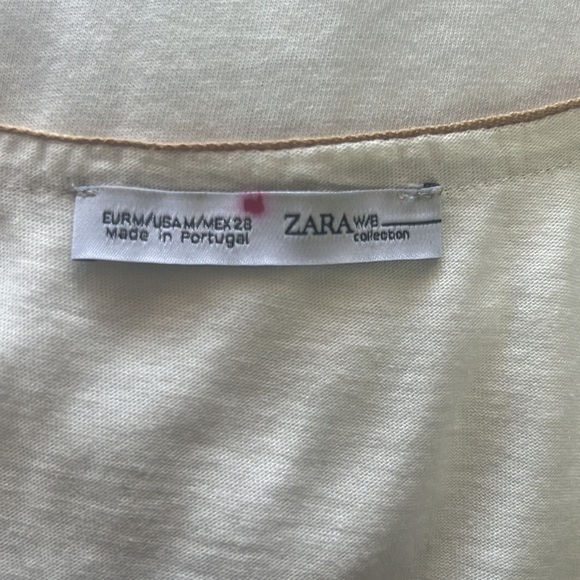 Zara Watercolor Print V-Neck Flowy Tank Size M - Picture 9 of 13